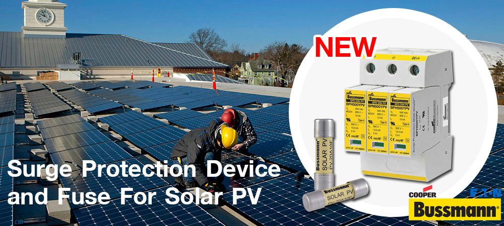 Surge Protection and Fuse for Solar PV